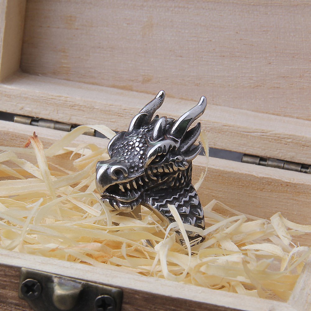 Viking Dragon Ring